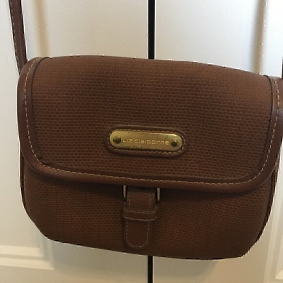 Vintage brown Liz Claiborne crossbody purse - Picture 2 of 16